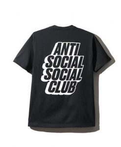 Anti Social Social Club Black Blocked Tee BC19