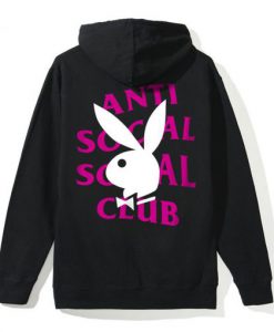 Anti Social Social Club Playboy Hoodie back BC19
