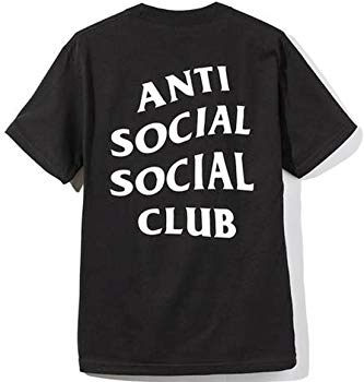 Anti Social Social Club t Shirt Black BC19