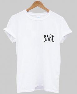 BABE pocket print t-shirt BC19