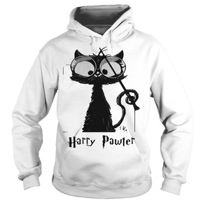 Black cat Harry Pawter Hoodie BC19