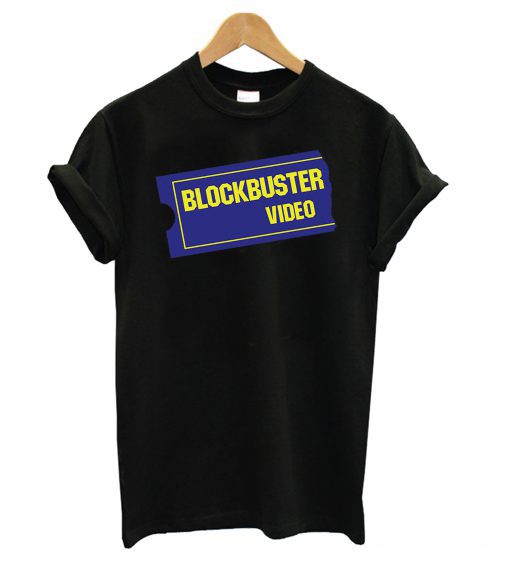 Blockbuster Video Movie Rental 80’s 90s Kid Memories Black T shirt BC19