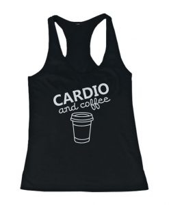 Details about Cardio and coffee Women’s Workout Tank Top Gym Tank Sleeveless Top for lady BC19