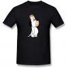 Droopy Dog Cute Men's T Shirt Black BC19