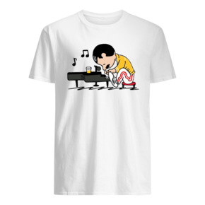 Freddie Mercury Playing Piano Queenuts T-Shirt BC19