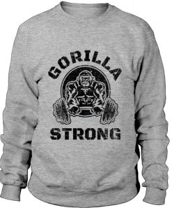 GORILLA STRONG BODYBUILDING Sweatshirt BC19