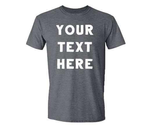 Gray Custom Personalized T-Shirt BC19