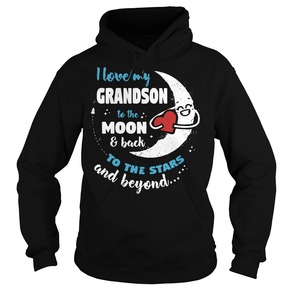 I love my grandson to the moon Hoodie BC19