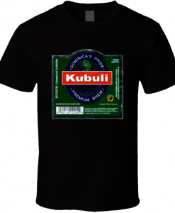 Kubuli Beer Lager Dominican Republic Distressed image T shirt BC19
