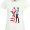 Movie Star Marilyn Monroe Pin Up Contour Fit Ladies T Shirt BC19