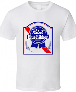 Pabst Blue Ribbon Beer Ale Alcohol Drinking T Shirt BC19