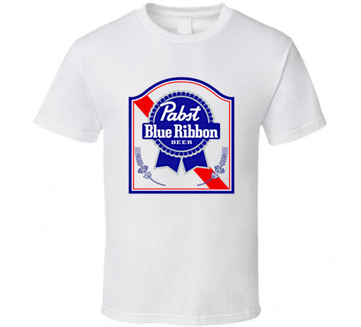 Pabst Blue Ribbon Beer Ale Alcohol Drinking T Shirt BC19