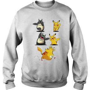 Pikachu fusion Totoro became Totochu or Pikaro Sweatshirt BC19
