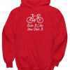 Ride It Like You Stole It Funny Bicycle Hoodie