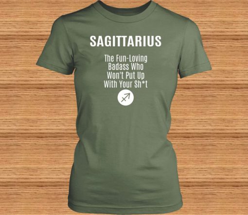 Sagittarius Ladies Crewneck T-Shirt BC19