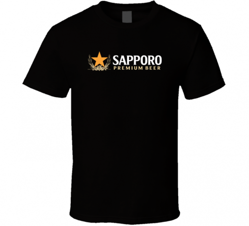 Sapporo Premium Japanese Beer Alcohol T Shirt BC19