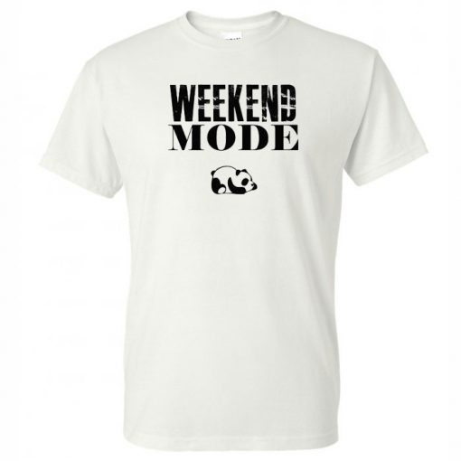 Weekend mode-vacay mode-panda T-Shirt BC19