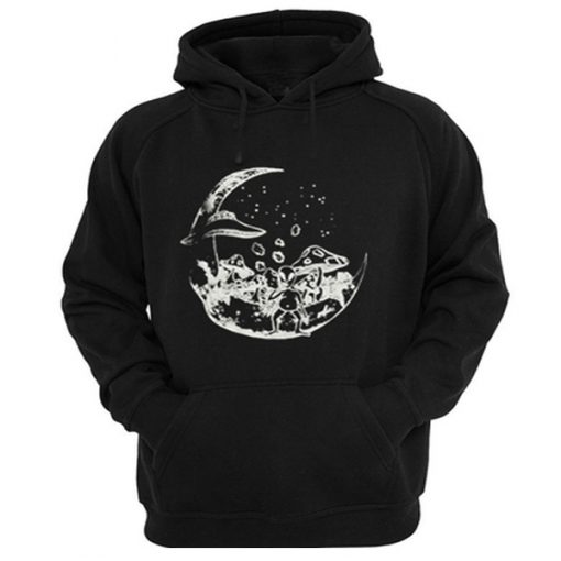 alien on the moon hoodie BC19