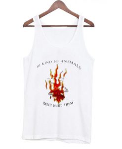 be kind to animals don’t hurt them tank top BC19