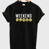 weekend emoji t-shirt BC19