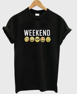 weekend emoji t-shirt BC19