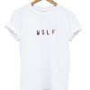 wolf font t-shirt BC19