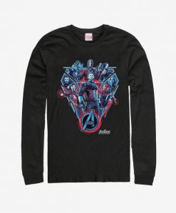Marvel Avengers: Infinity War Armor Long Sleeve T-Shirt