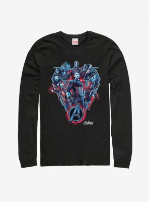 Marvel Avengers: Infinity War Armor Long Sleeve T-Shirt