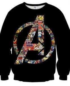 Marvel The Avengers Symbol Iron Man Unique Sweatshirt