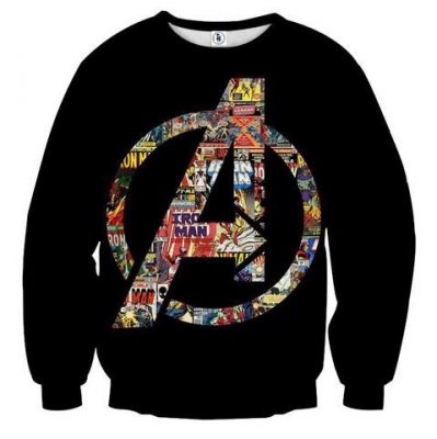 Marvel The Avengers Symbol Iron Man Unique Sweatshirt
