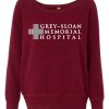Grey Sloan Memorial Hospital Womens Wideneck Sweatshirt