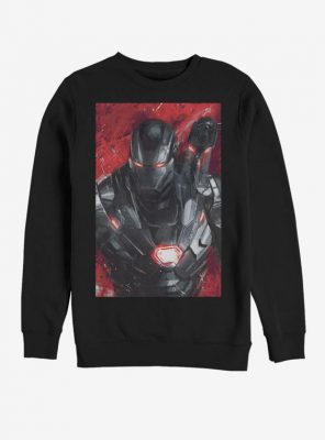 Marvel Avengers Endgame War Machine Painted Sweatshirt