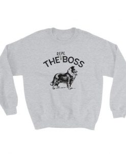 The Real Boss | Rough Collie | Unisex Sweatshirt