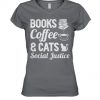 Books coffee and cats socail justice BC19