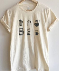 Coffee Screen Printed T Shirt BC19