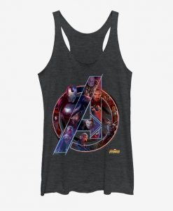 Marvel Avengers Infinity War Logo Girls Tank Top BC19