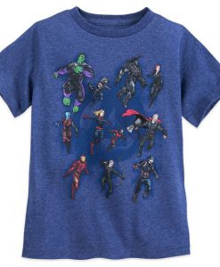 Marvel's Avengers Endgame Cast T Shirt for Boy BC19