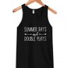 Summer days And Double Plays tank Top BC19