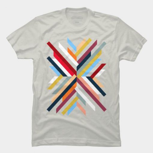 Abstract Geometric T-shirt AD01