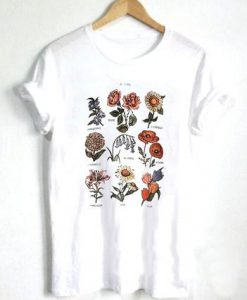 Bloom Flower Graphic T Shirt ZK01
