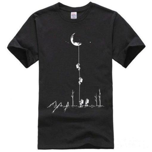 Climbing To The Moon T-shirt AD01