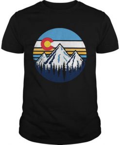 Colorado Mountains T-Shirt ZK01