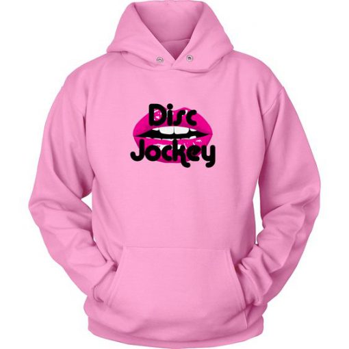 Disc Jockey Pink Hoodie ZK01