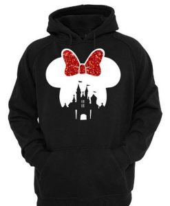 Disney Castle Minnie Silhouette Hoodie AD01