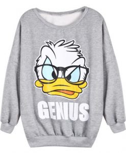 Donald Duck Print Sweatshirt SN01
