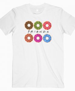 Donut Friends T Shirt Funny Movie Graphic Tees VOLTA EC01