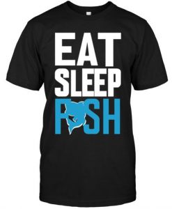 Eat Sleep Fish T-Shirt ZK01