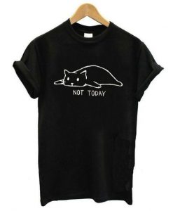 Funny Cat Graphic Tee T-shirt EC01
