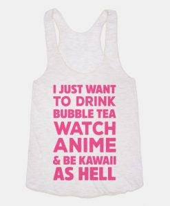 I Just Want To Anime Tank Top AD01