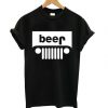 Jeep on Beer Funny Graphic Tee T-shirt EC01